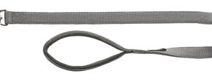 TRIXIE HONDENRIEM PREMIUM GRAFIET GRIJS