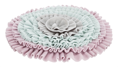 TRIXIE JUNIOR SNUFFELMAT ZACHT ROZE / MINTGROEN / GRIJS