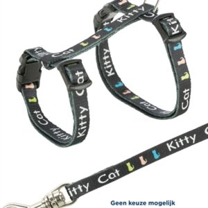 TRIXIE KITTENTUIG JUNIOR MET RIEM KITTY CAT ASSORTI