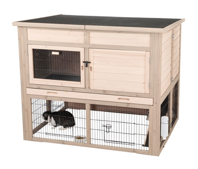 TRIXIE NATURA KONIJNENHOK XL MET ISOLATIE GRIJS