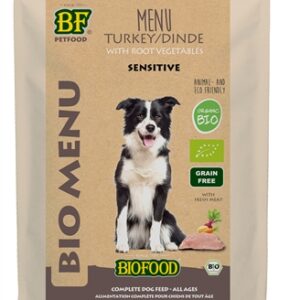 BF PETFOOD ORGANIC HOND KALKOEN MENU POUCH