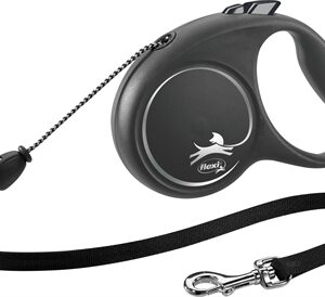 FLEXI ROLLIJN BLACK DESIGN CORD ZWART