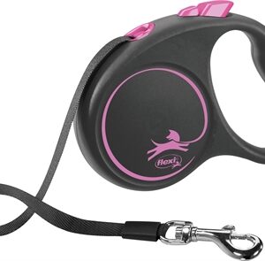 FLEXI ROLLIJN BLACK DESIGN TAPE ROZE
