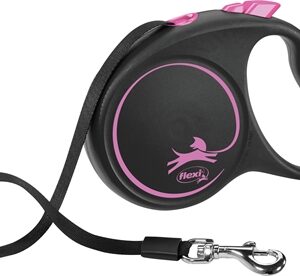 FLEXI ROLLIJN BLACK DESIGN TAPE ROZE