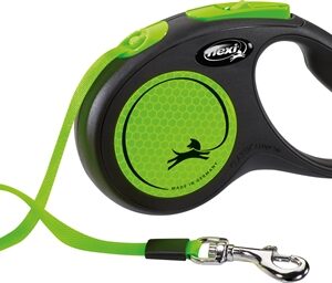 FLEXI ROLLIJN NEW CLASSIC NEON TAPE ZWART / GROEN