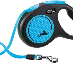 FLEXI ROLLIJN NEW CLASSIC NEON TAPE ZWART / BLAUW