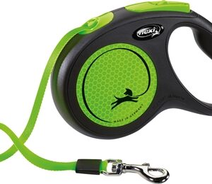 FLEXI ROLLIJN NEW CLASSIC NEON TAPE ZWART / GROEN