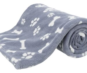 TRIXIE HONDENDEKEN KENNY FLEECE BOT / POOTJES BLAUW