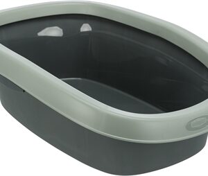 TRIXIE BE ECO GERECYCLED KATTENBAK CARLO MET RAND ANTRACIET / GRIJS