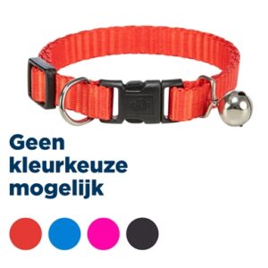 TRIXIE HALSBAND KAT NYLON ASSORTI