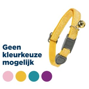 TRIXIE HALSBAND KAT GLITTER MET KUNSTSTOF SLUITING ASSORTI