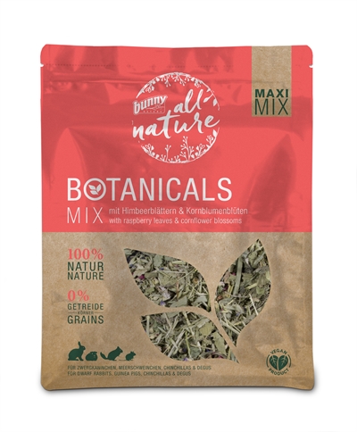 BUNNY NATURE BOTANICALS MAXI MIX FRAMBOZENBLAD / BLOEMKOOLBLOESEM