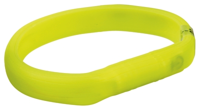 TRIXIE LICHTGEVENDE HALSBAND HOND FLASH USB SILICONE GROEN