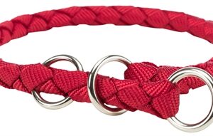 TRIXIE HALSBAND HOND CAVO HALFSLIP HALSBAND ROOD