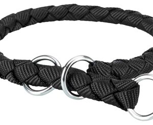 TRIXIE HALSBAND HOND CAVO HALFSLIP HALSBAND ZWART