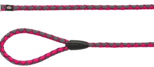 TRIXIE HONDENRIEM CAVO FUCHSIA / GRIJS