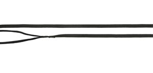 TRIXIE HONDENRIEM PREMIUM ZWART