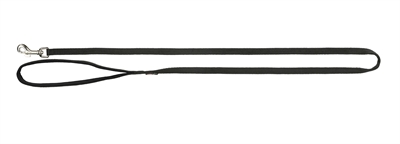 TRIXIE HONDENRIEM PREMIUM ZWART