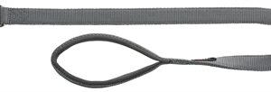 TRIXIE HONDENRIEM PREMIUM GRAFIET GRIJS