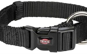 TRIXIE HALSBAND HOND PREMIUM ZWART