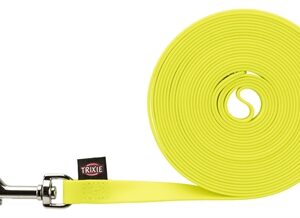 TRIXIE HONDENRIEM EASY LIFE SLEEPLIJN NEON GEEL