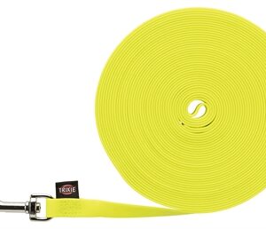 TRIXIE HONDENRIEM EASY LIFE SLEEPLIJN NEON GEEL