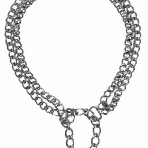 TRIXIE HALSBAND HOND HALF-SLIP KETTING MET 2 RIJEN