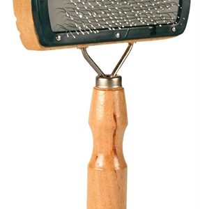 TRIXIE SLICKERBORSTEL HOUT / METALEN PINNEN