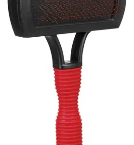 TRIXIE SLICKERBORSTEL KUNSTSTOF / METALEN PINNEN ZACHT