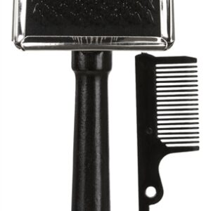 TRIXIE SLICKERBORSTEL HOUTEN GREEP / METALEN PINNEN ASSORTI