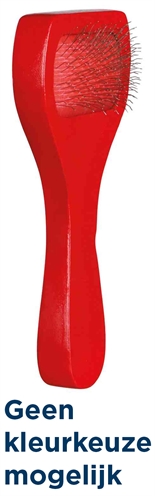 TRIXIE SLICKERBORSTEL HOUT / METALEN PINNEN ASSORTI