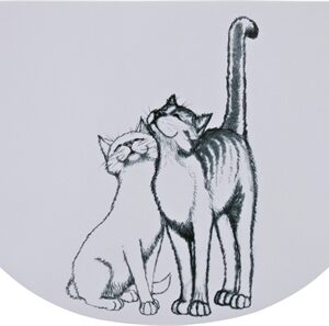 TRIXIE PLACEMAT KROELKONTEN WIT