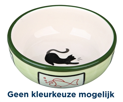 TRIXIE VOERBAK / WATERBAK KAT / VIS KERAMIEK ASSORTI