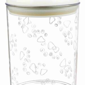 TRIXIE VOORRAADPOT KUNSTSTOF TRANSPARANT / WIT