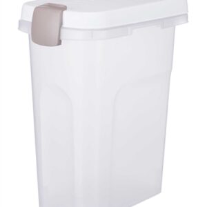 TRIXIE VOERTON LUCHTDICHT AFSLUITBAAR KUNSTSTOF TRANSPARANT WIT / WIT