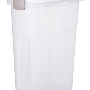 TRIXIE VOERTON LUCHTDICHT AFSLUITBAAR KUNSTSTOF TRANSPARANT WIT / WIT