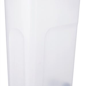 TRIXIE VOERTON LUCHTDICHT AFSLUITBAAR KUNSTSTOF TRANSPARANT WIT / WIT