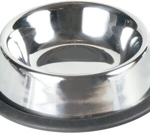 TRIXIE VOERBAK / WATERBAK RVS / RUBBERRING