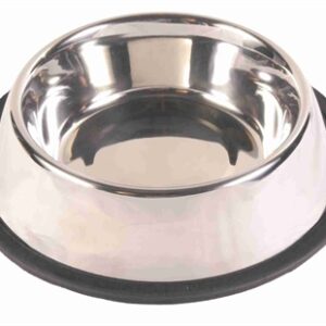 TRIXIE VOERBAK RVS / RUBBERRING