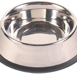TRIXIE VOERBAK RVS / RUBBERRING