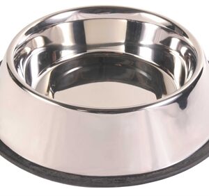 TRIXIE VOERBAK RVS / RUBBERRING