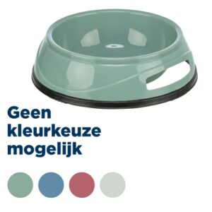 TRIXIE VOERBAK ZWAAR KUNSTSTOF / RUBBERBODEM ASSORTI
