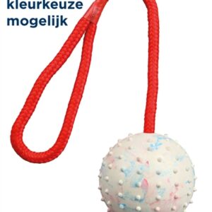 TRIXIE NATUURRUBBER BAL AAN KOORD ASSORTI