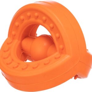 TRIXIE NATUURRUBBER TREKSPEELTJE MET GRIP ORANJE