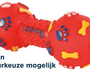 TRIXIE VINYL HALTER MET GELUID ASSORTI