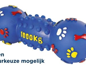 TRIXIE VINYL HALTER MET GELUID ASSORTI