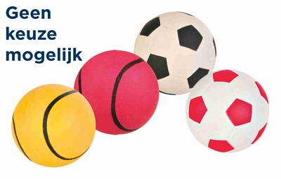 TRIXIE DRIJVENDE SCHUIMRUBBER BAL ASSORTI