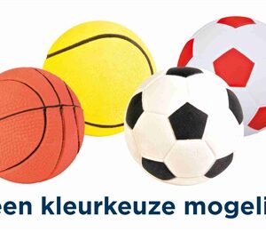 TRIXIE SCHUIMRUBBER BAL ASSORTI