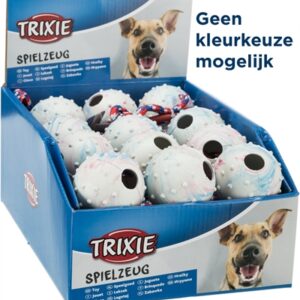 TRIXIE NATUURRUBBER BAL AAN KOORD ASSORTI