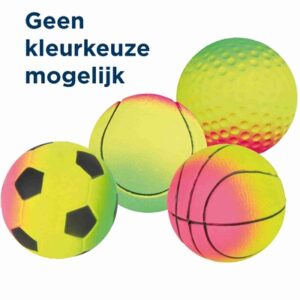 TRIXIE SCHUIMRUBBER BAL ASSORTI